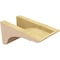 Ekena Millwork 5"W x 10"D x 5"H Wide Olympic Rough Cedar Woodgrain TimberThane Corbel, Primed Tan CORUR05X10X05OLYRCPR - alternate 2
